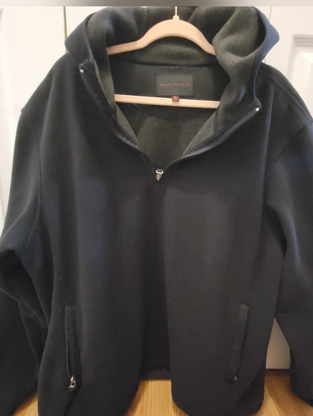 Banana Republic Men's XL 1/4-zip Hooded Sweatshirt